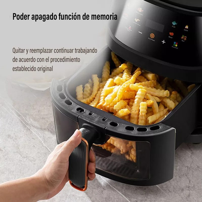 FREIDORA DE AIRE SILVER CREST 10L 110V + 6 SILICONAS ¡REGALO!