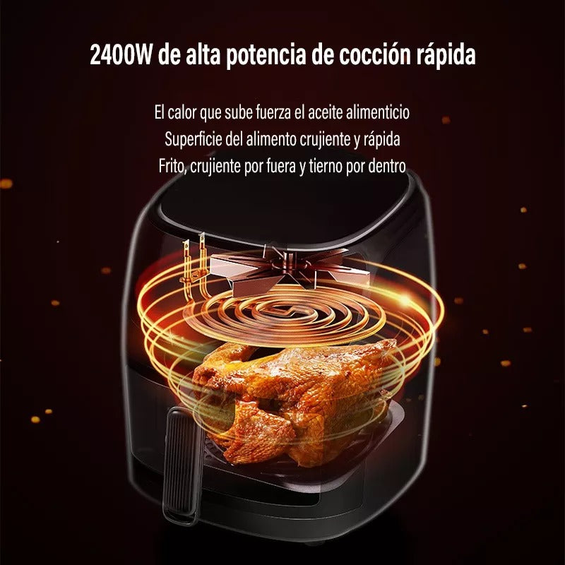 FREIDORA DE AIRE SILVER CREST 10L 110V + 6 SILICONAS ¡REGALO!