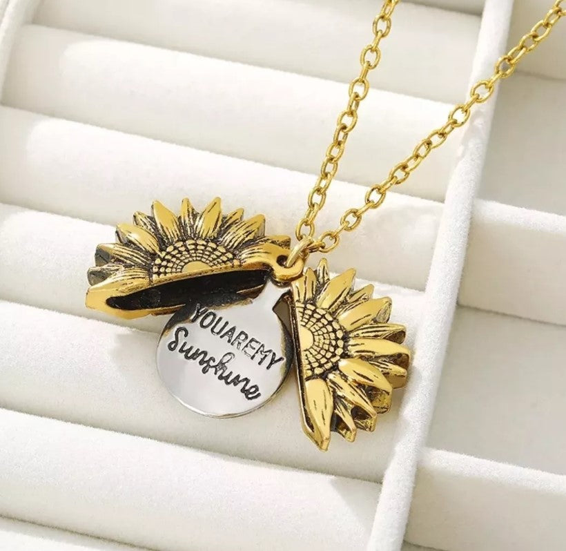 COLLAR GIRASOL PERSONALIZADO - YOU'RE MY SUNSHINE