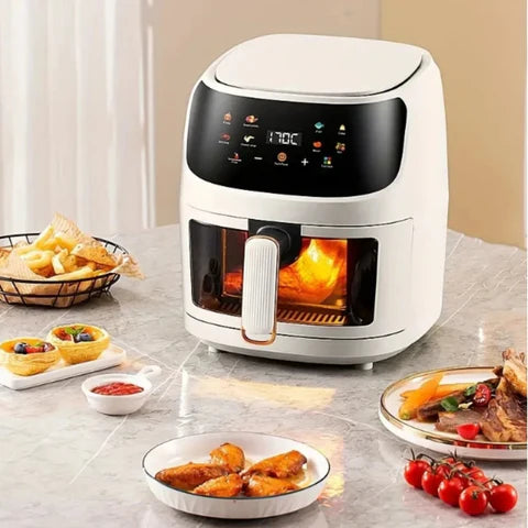 FREIDORA DE AIRE SILVER CREST 10L 110V + 6 SILICONAS ¡REGALO!