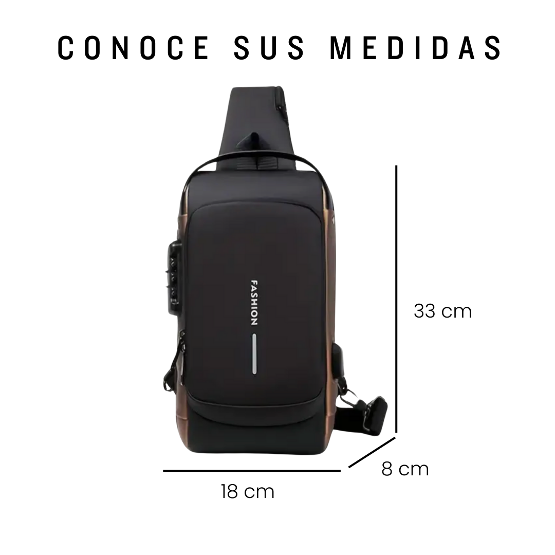 BOLSO MORRAL ANTIRROBO - MANOS LIBRES